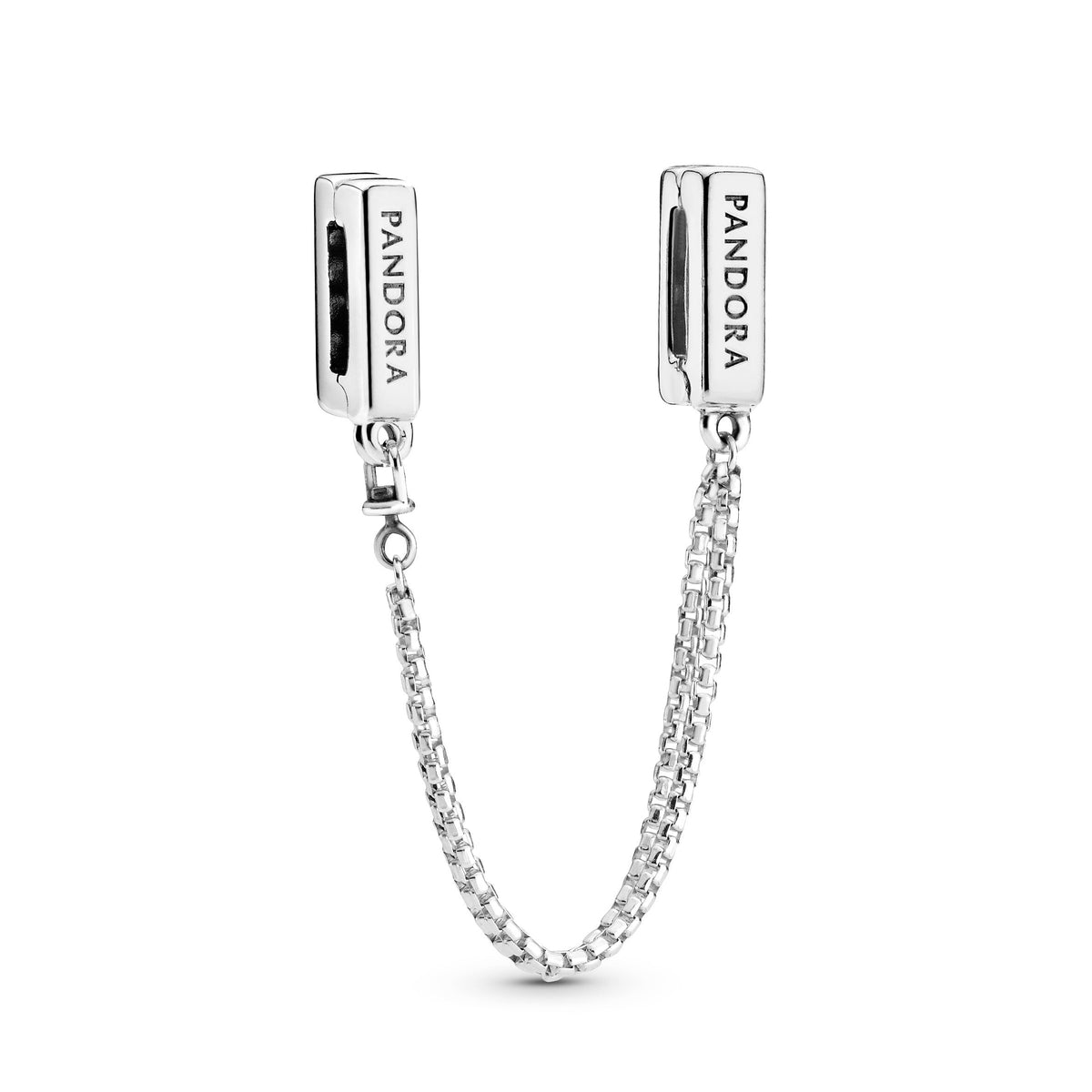 Clip Charm – Sterling Silver – Safety Chain