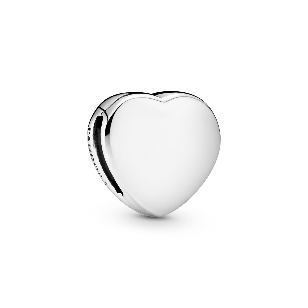Clip Charm – Sterling Silver – Simple Heart