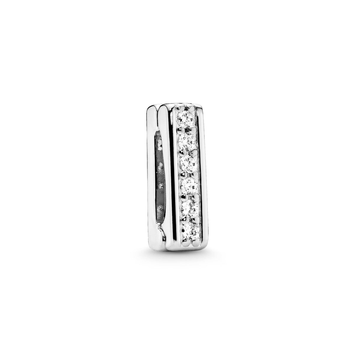 Clip Charm – Sterling Silver – Sparkling