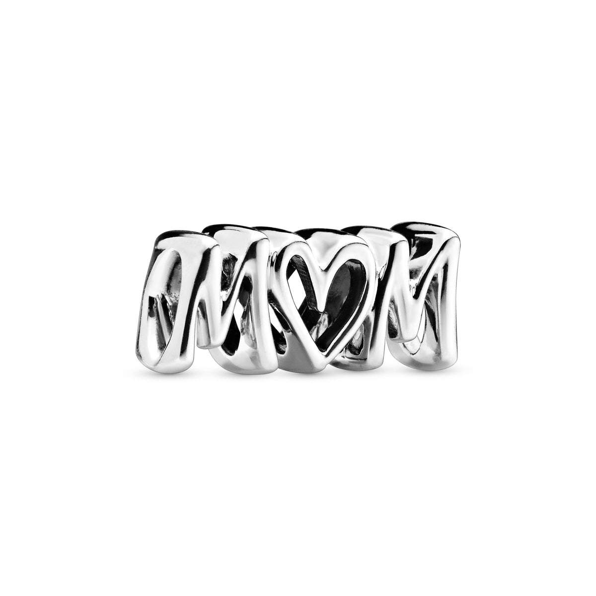 Charm – Sterling Silver – Mum Script
