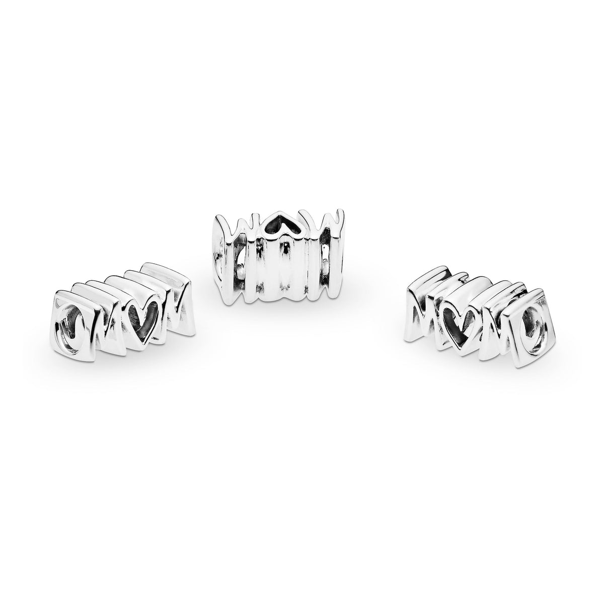 Charm – Sterling Silver – Mum Script
