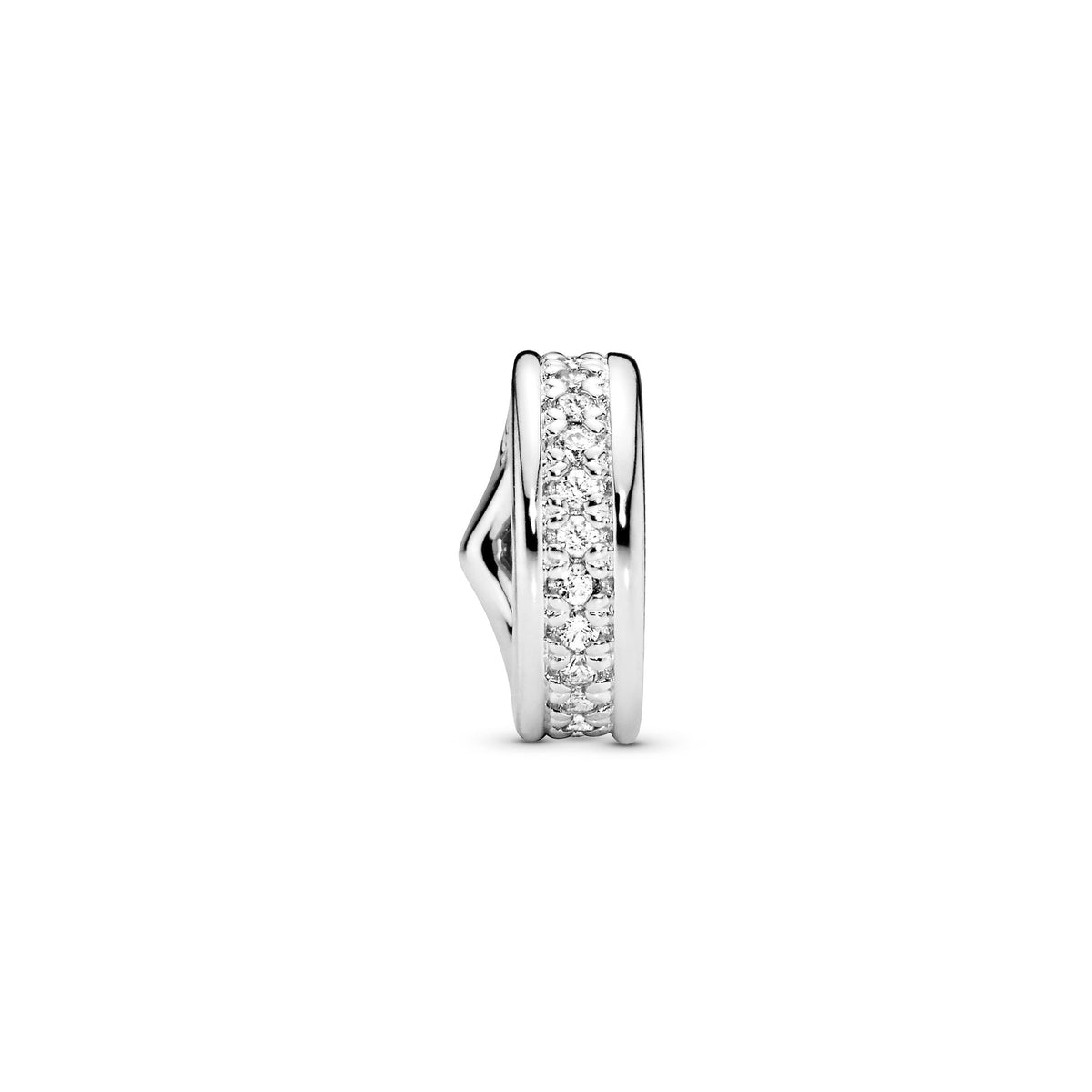 Charm – Sterling Silver – Sparkling Wishbone Spacer