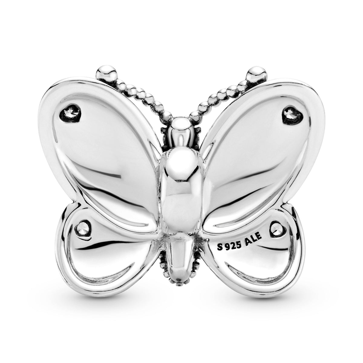 Clip Charm – Sterling Silver – Oversized Butterfly