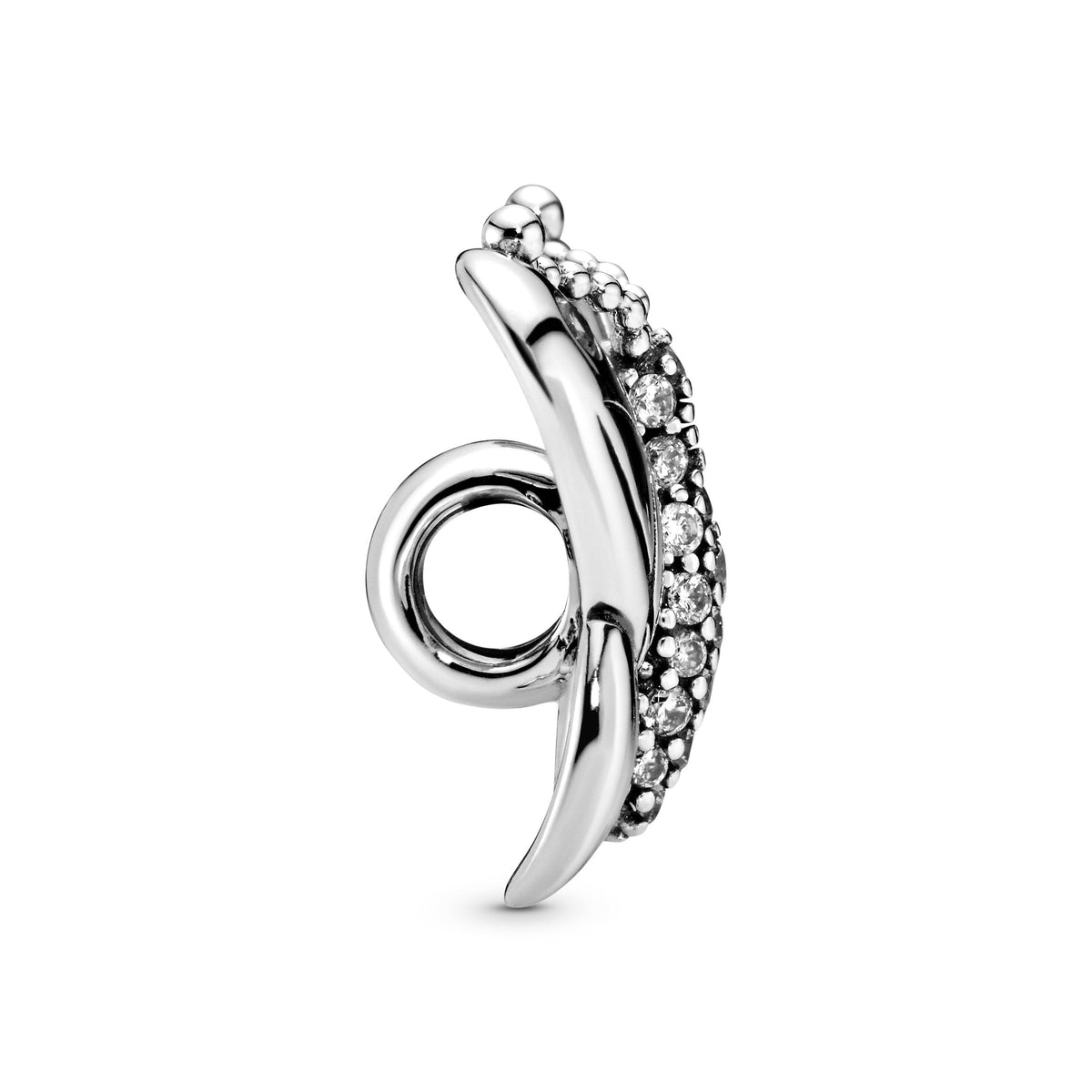 Clip Charm – Sterling Silver – Oversized Butterfly