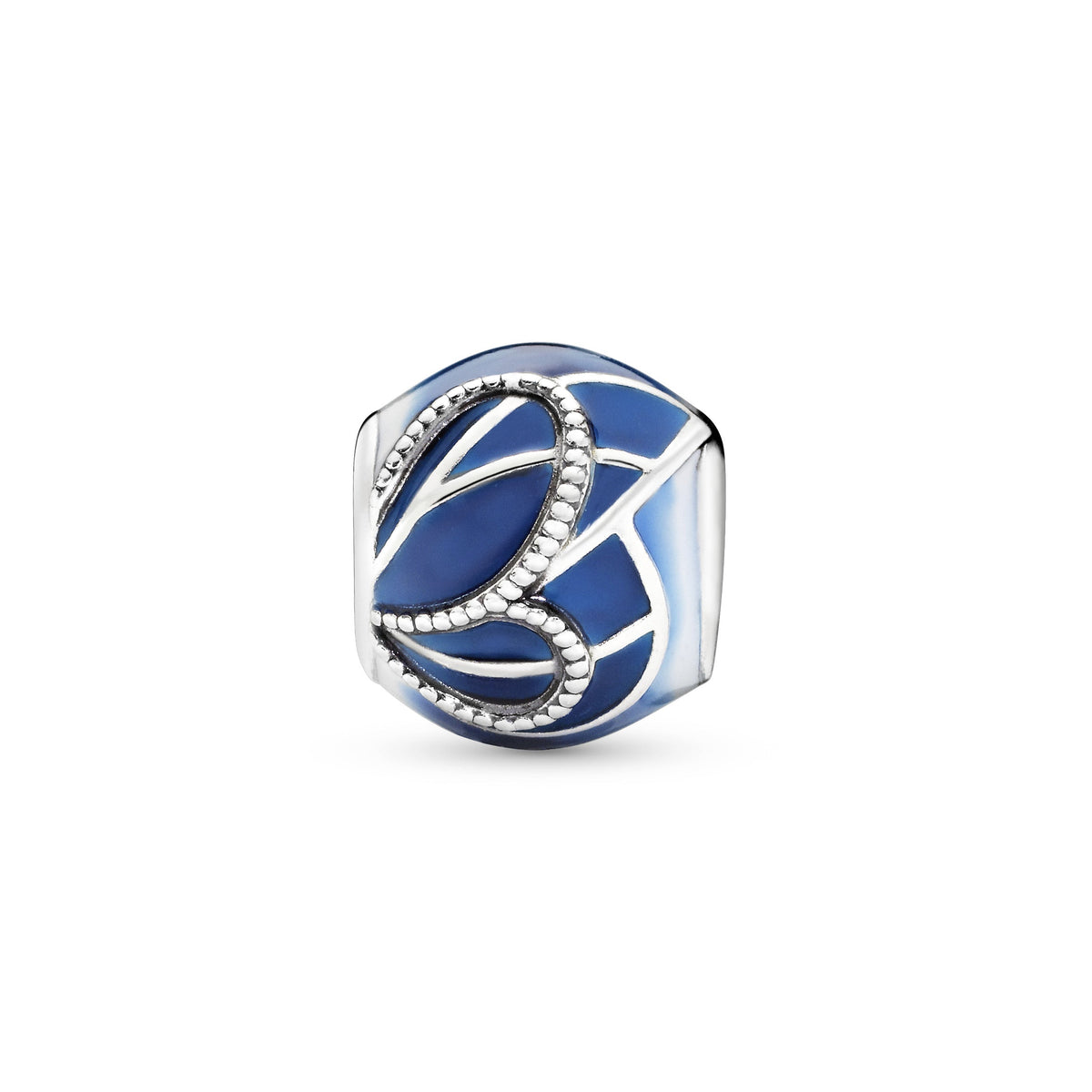 Charm – Sterling Silver – Blue Butterfly Wing