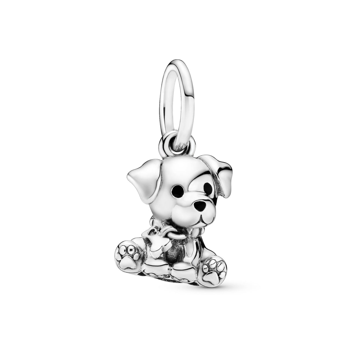 Dangle Charm – Sterling Silver – Labrador Puppy Dog