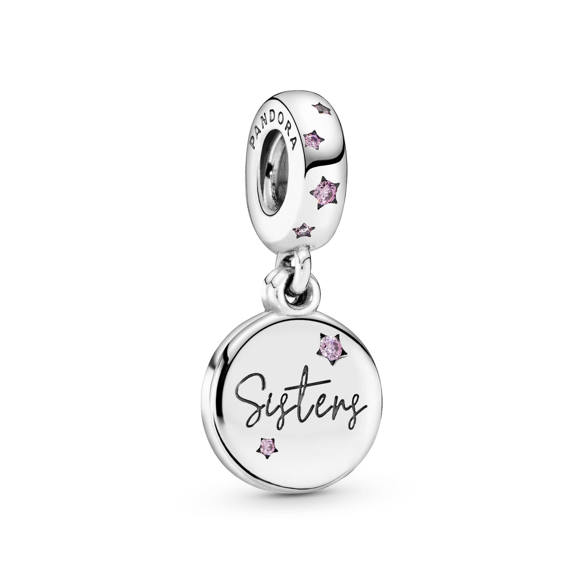 Dangle Charm – Sterling Silver – Forever Sisters