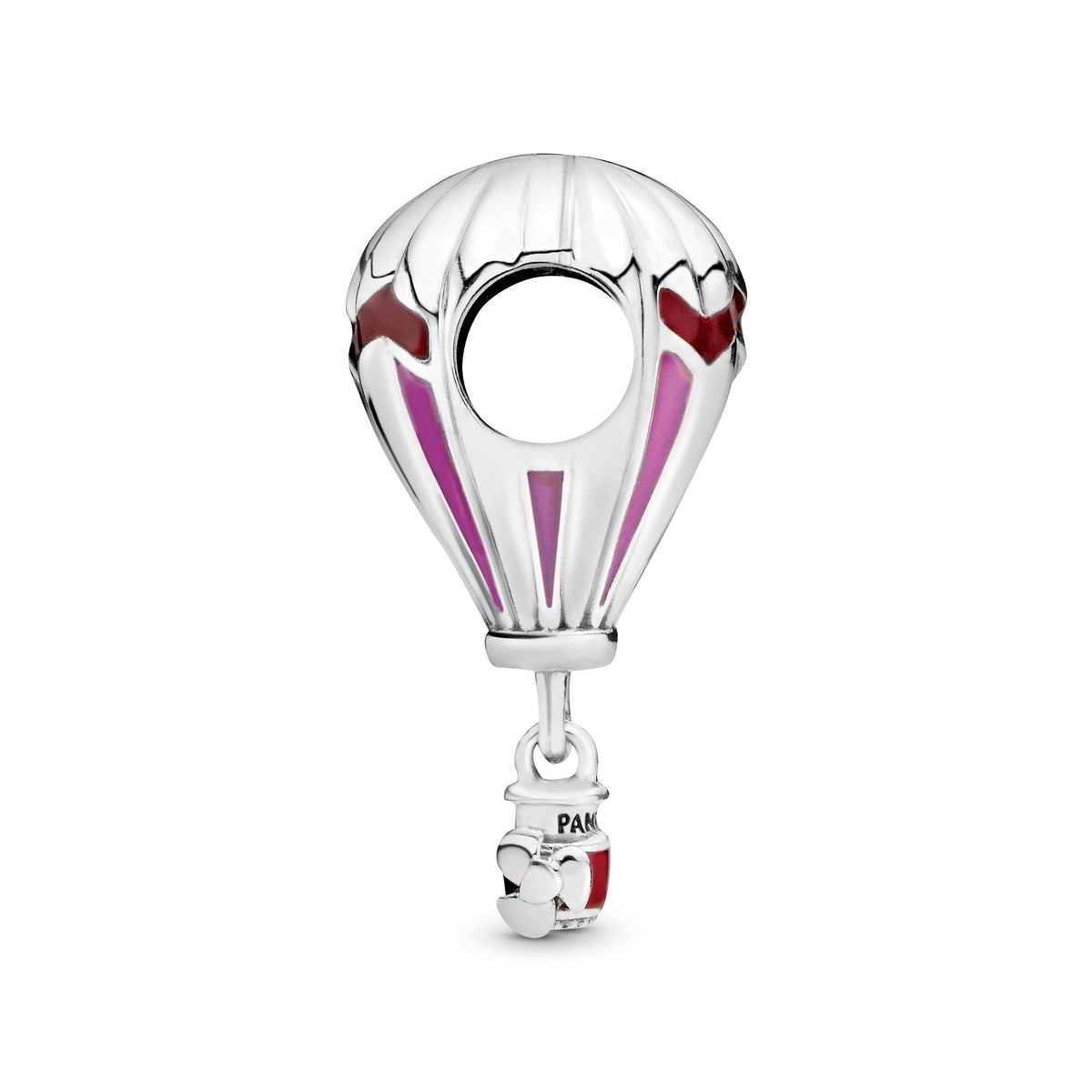 Charm – Sterling Silver – Red Hot Air Balloon Travel