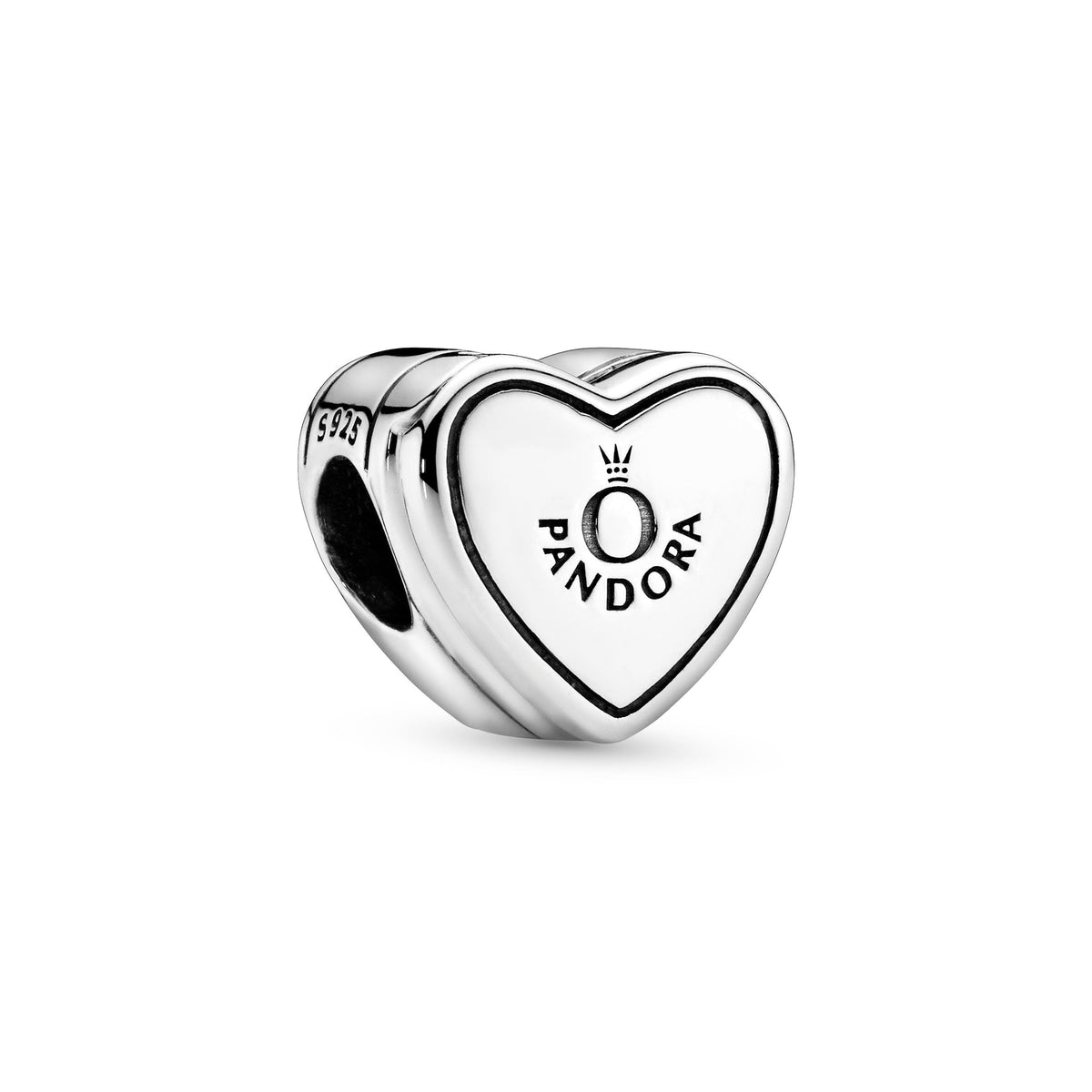 Charm – Sterling Silver – Pandora Logo Yes! Heart