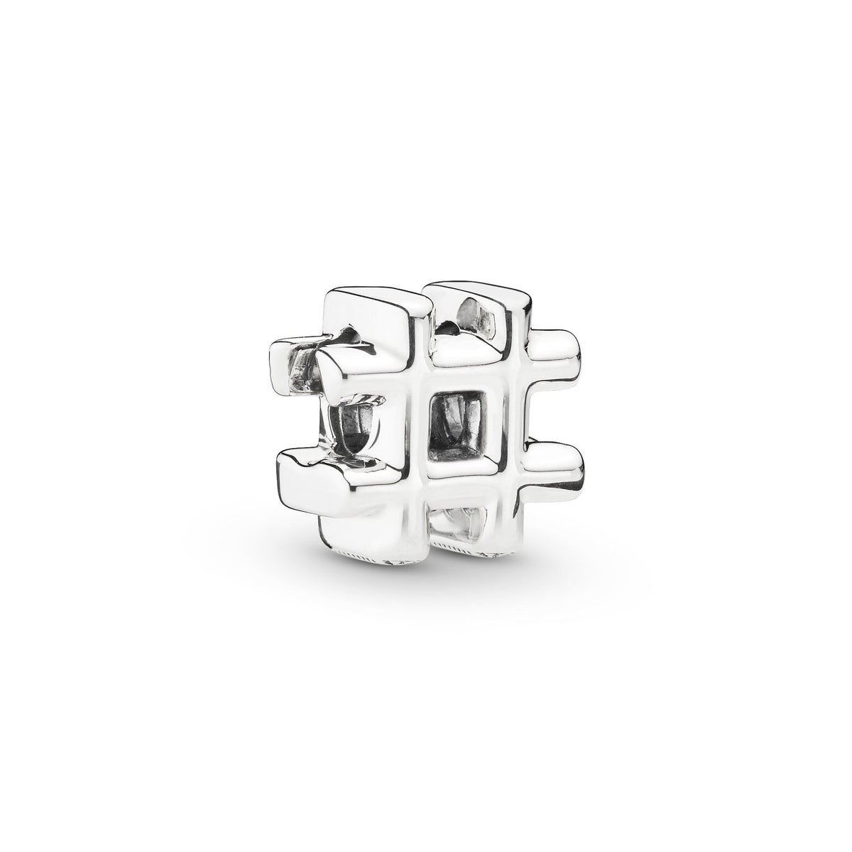 Charm – Sterling Silver – Hashtag Symbol
