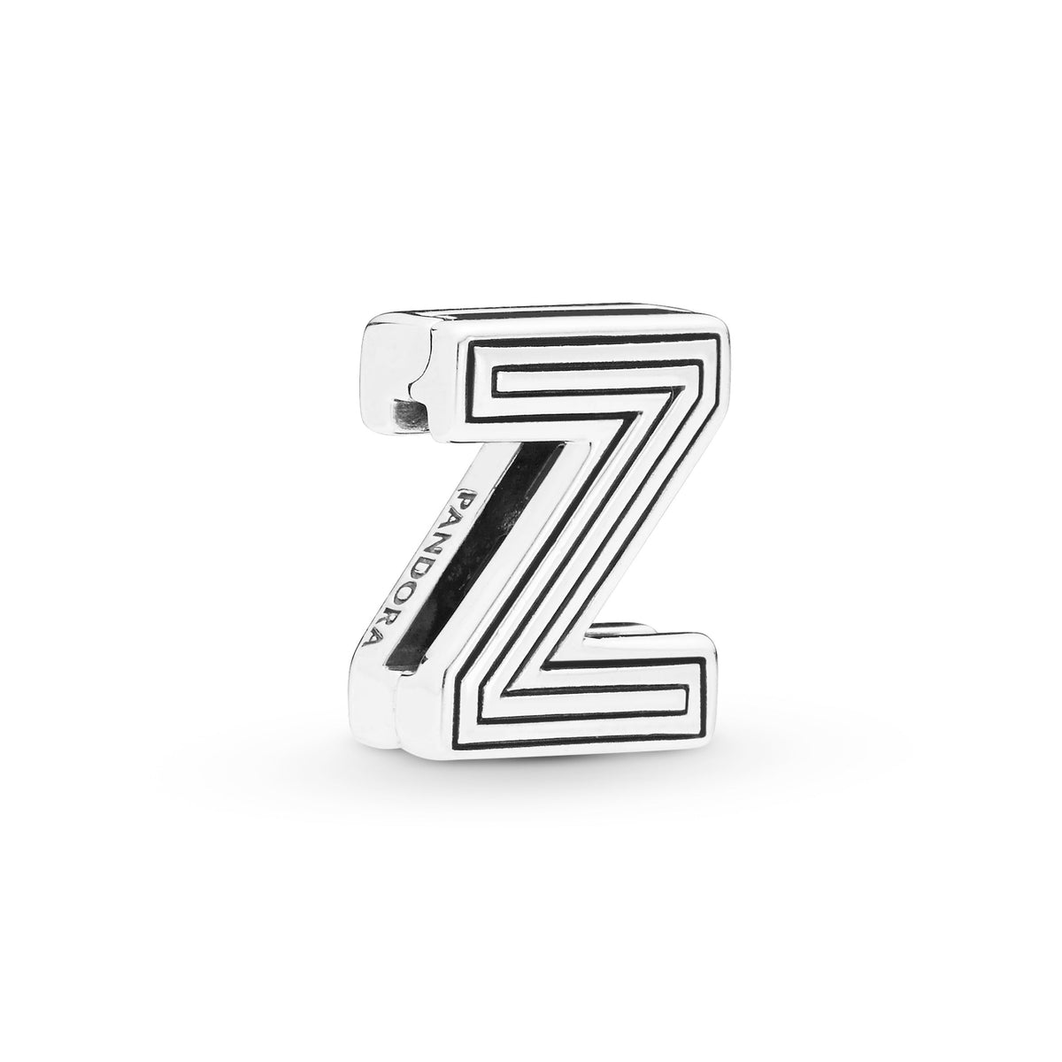 Clip Charm – Sterling Silver – Letter Z