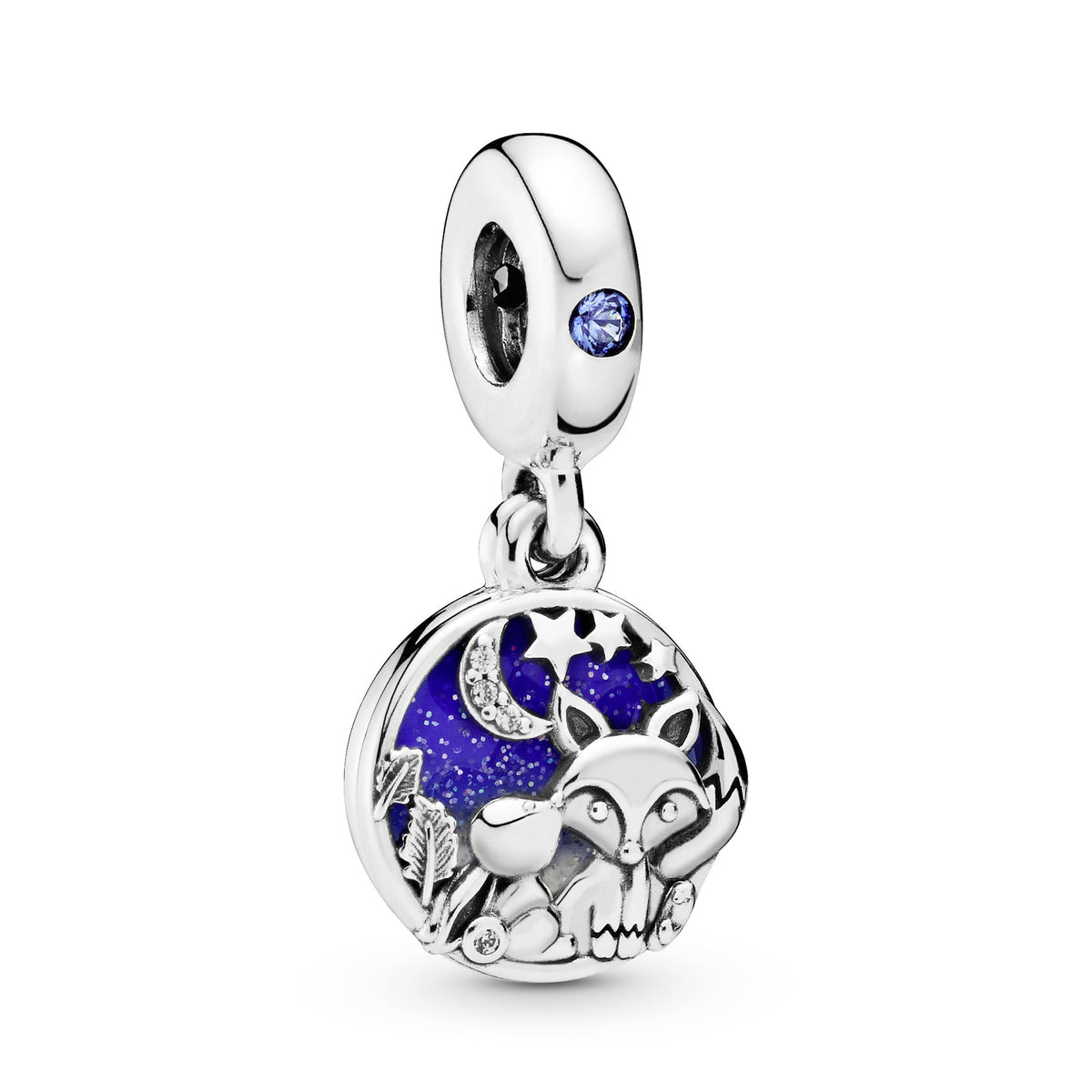 Dangle Charm – Sterling Silver – Fox & Rabbit