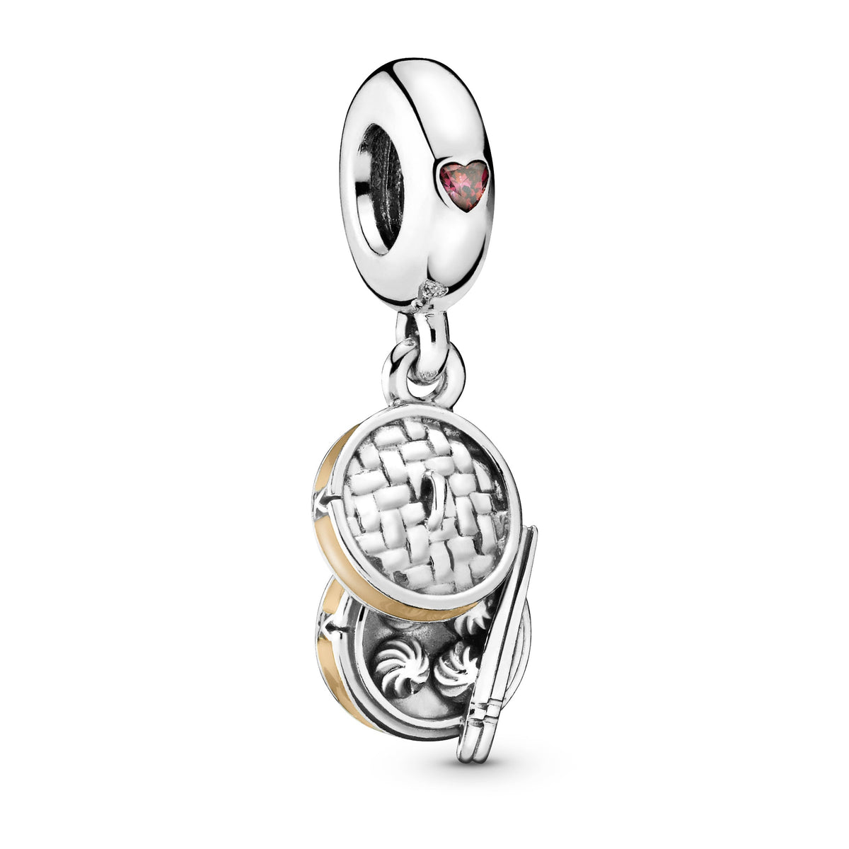 Dangle Charm – Sterling Silver – Chinese Bao