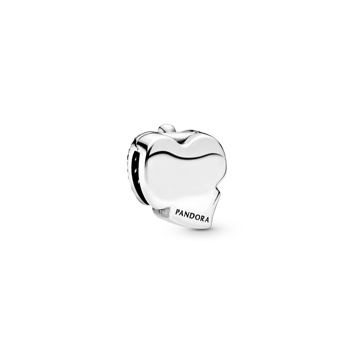 Charm – Sterling Silver – Sparkling Leaf