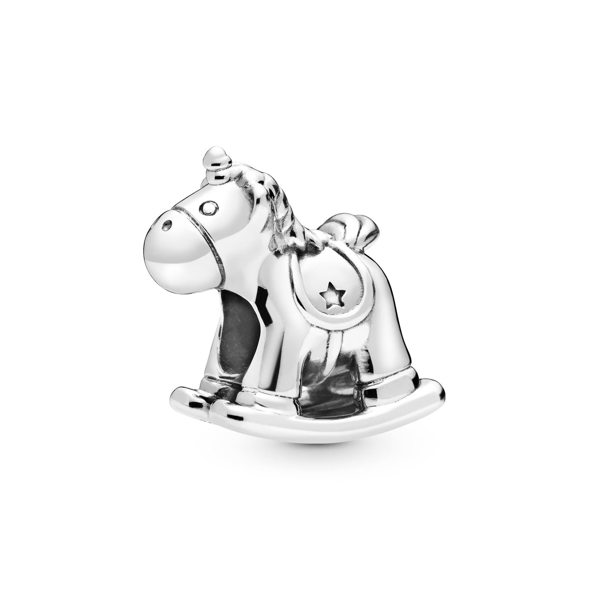 Charm – Sterling Silver – Bruno the Unicorn Rocking Horse