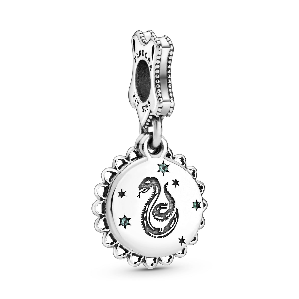 Dangle Charm – Sterling Silver – Harry Potter, Slytherin