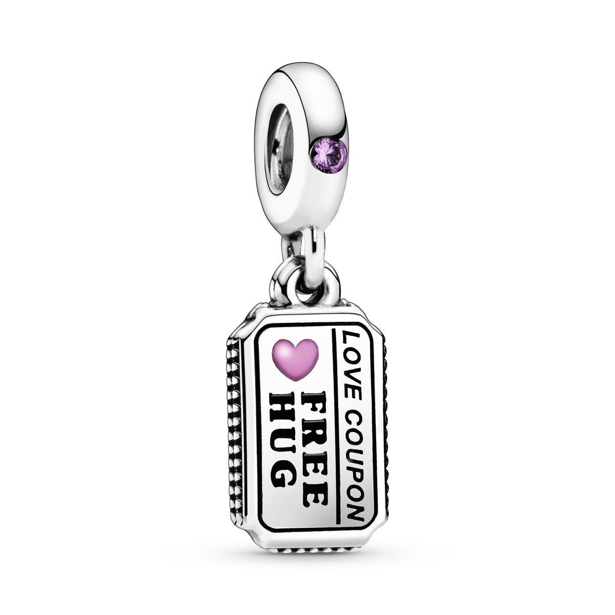 Dangle Charm – Sterling Silver – Love Coupon
