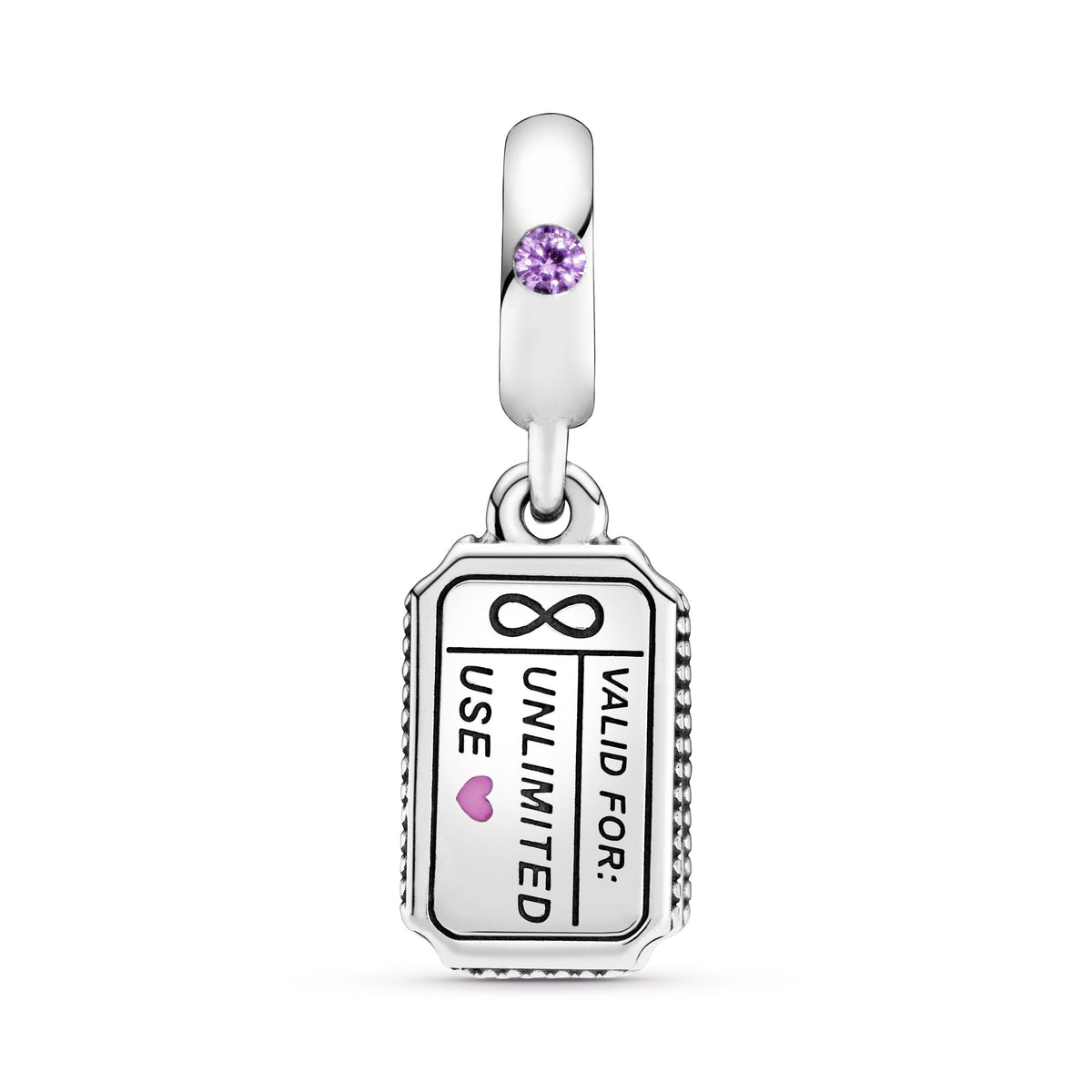 Dangle Charm – Sterling Silver – Love Coupon
