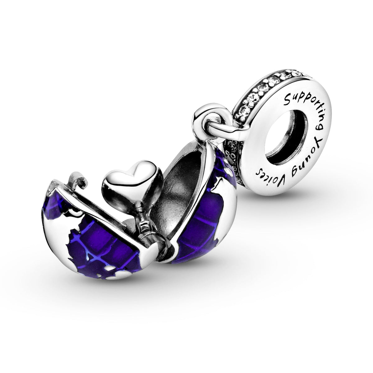 Dangle Charm – Sterling Silver – Our Blue Planet
