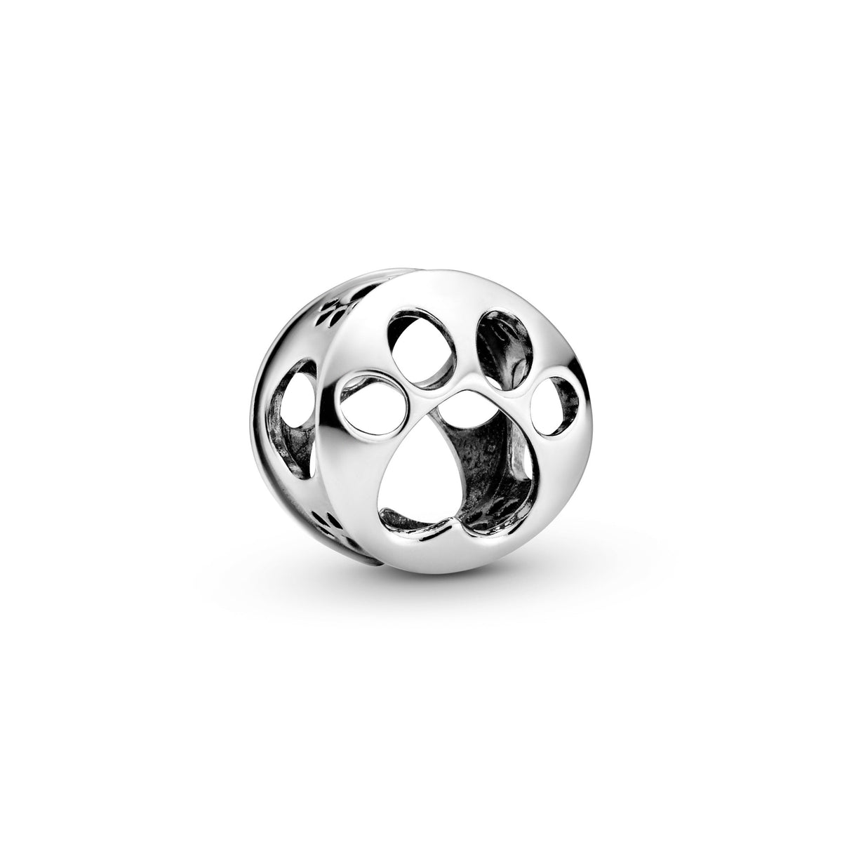 Charm – Sterling Silver – Openwork Paw Print