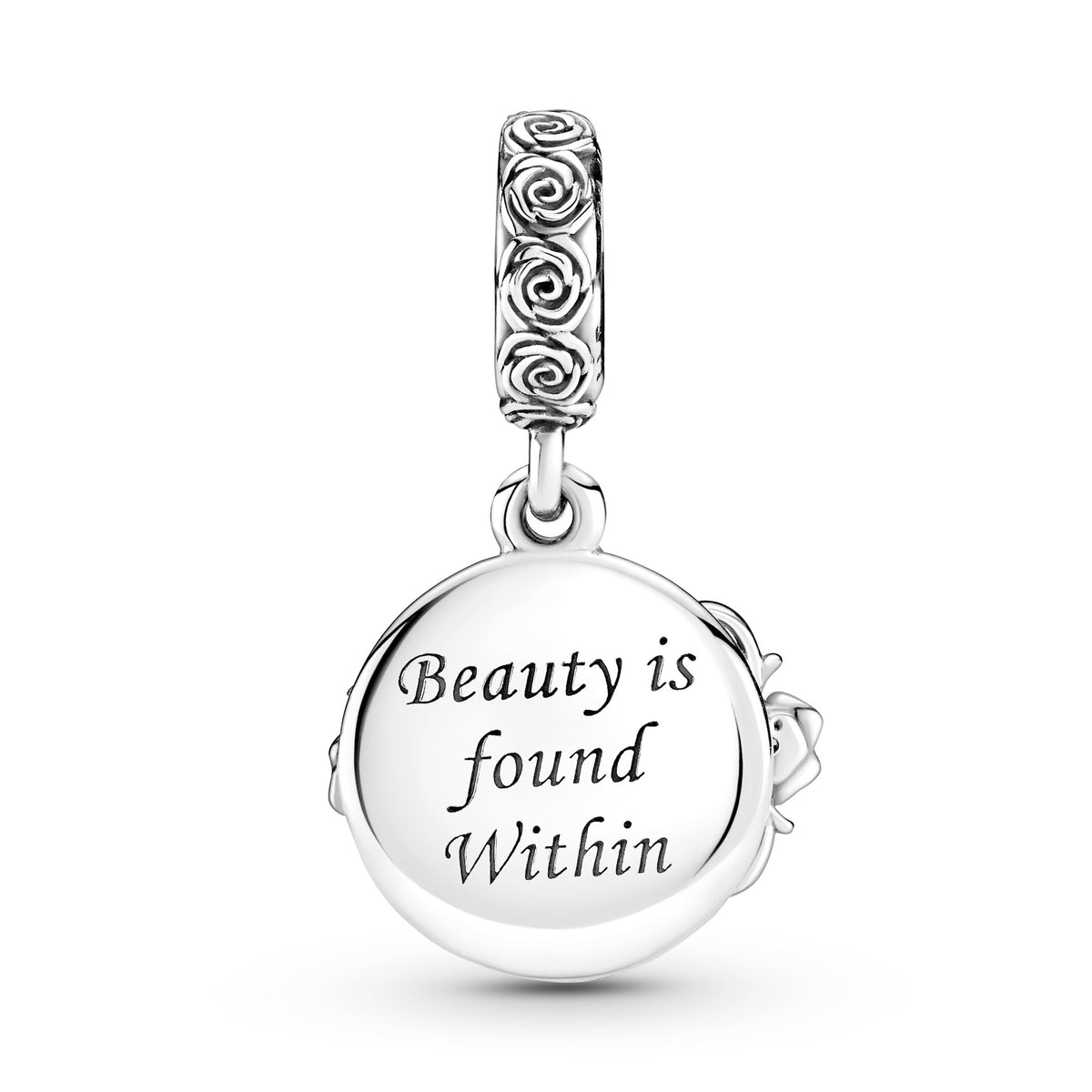 Dangle Charm – Sterling Silver – Disney Beauty and the Beast Dancing