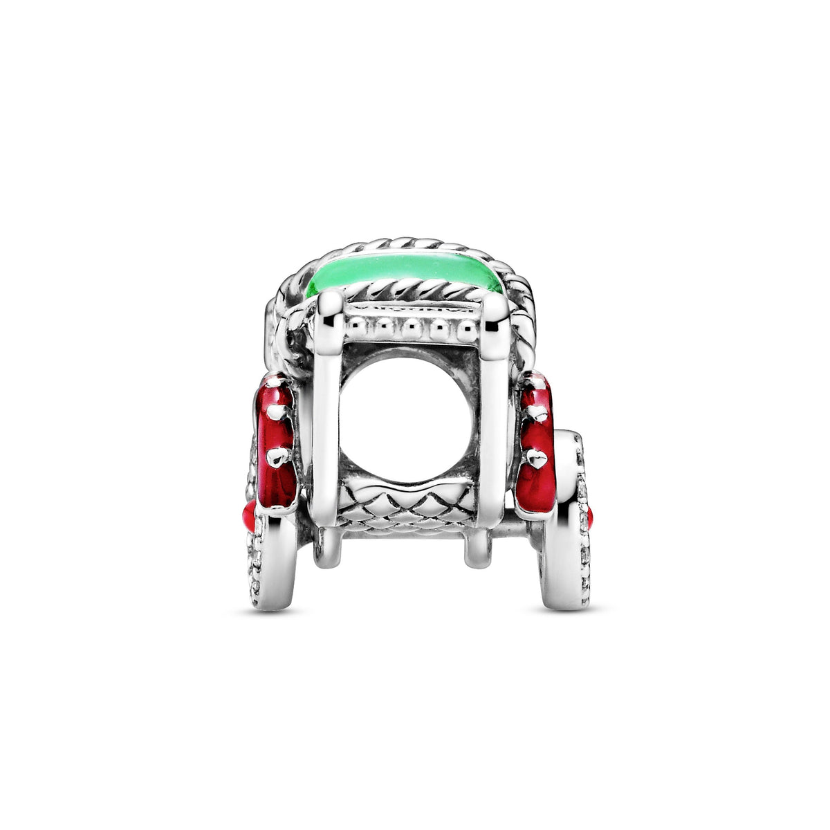 Charm – Sterling Silver – Traditional Rickshaw