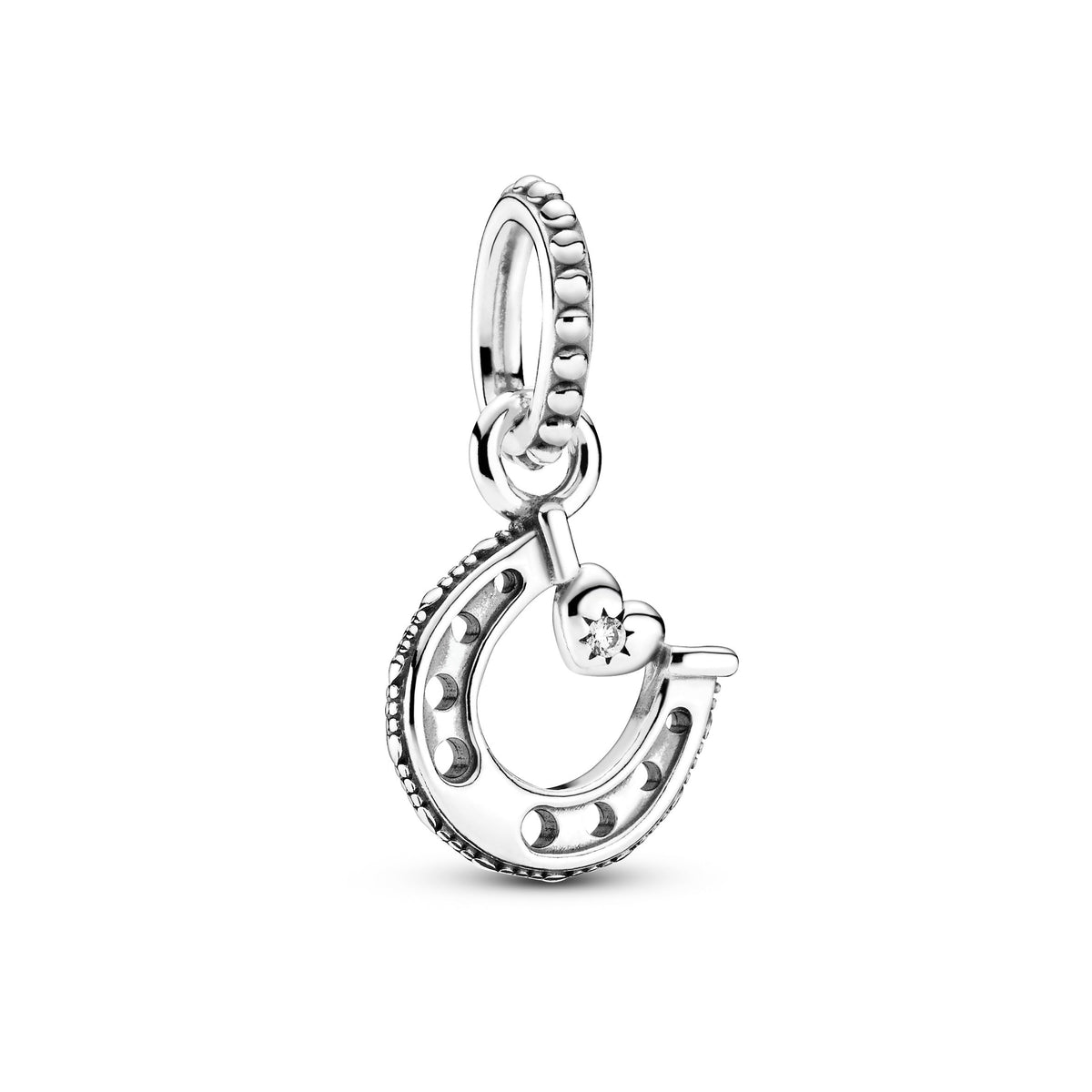 Dangle Charm – Sterling Silver – Good Luck Horseshoe