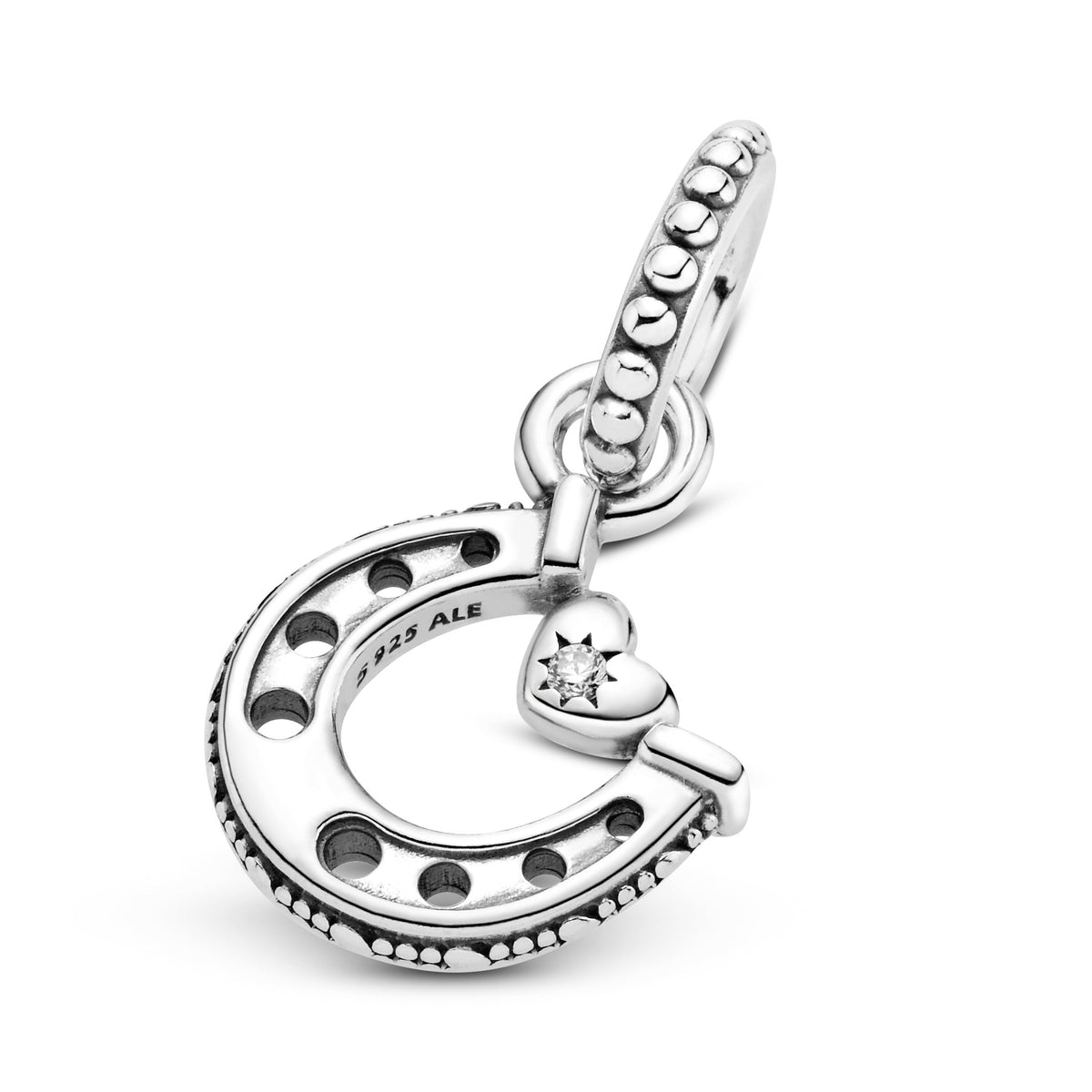 Dangle Charm – Sterling Silver – Good Luck Horseshoe