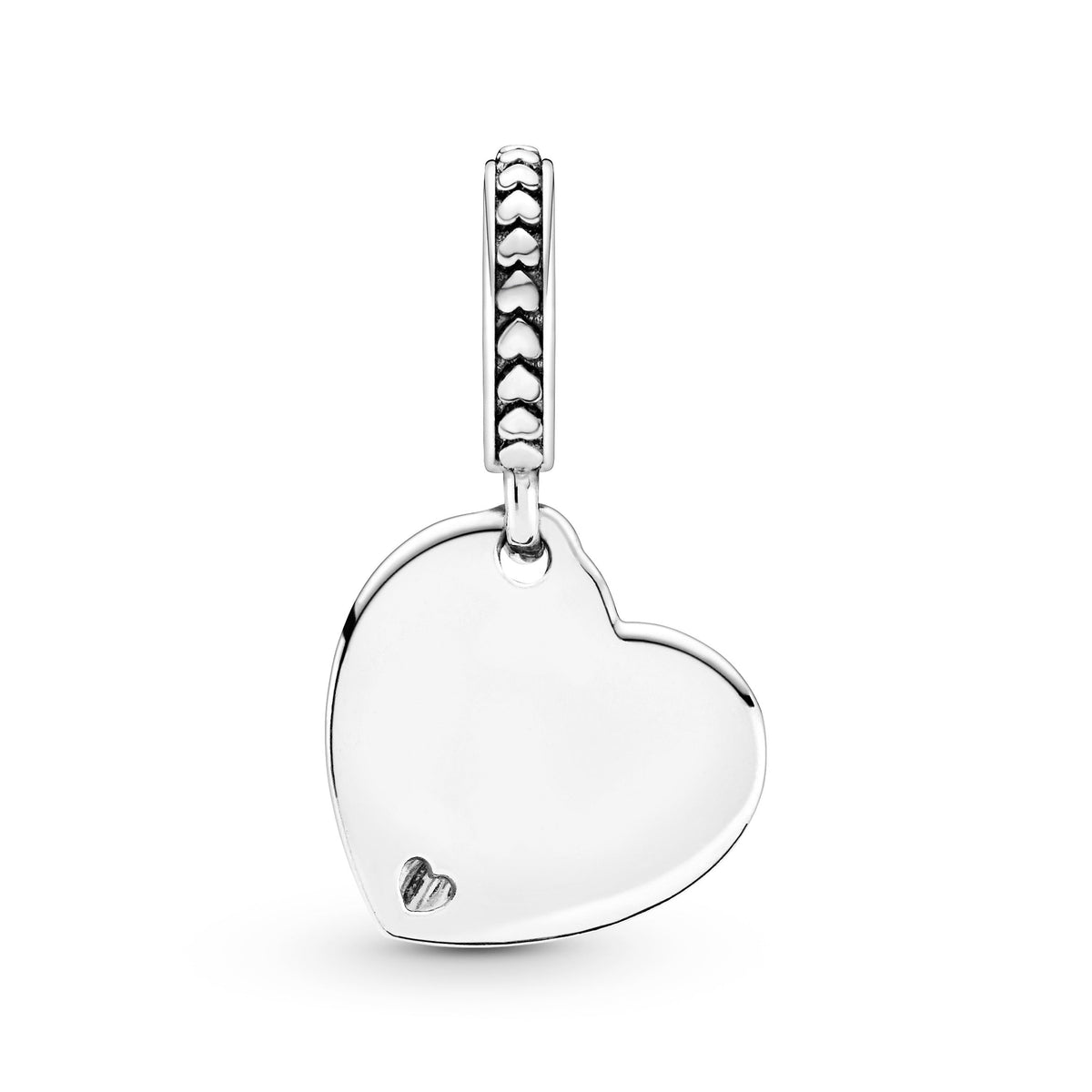 Dangle Charm – Sterling Silver – Two-Tone Family Tree Heart