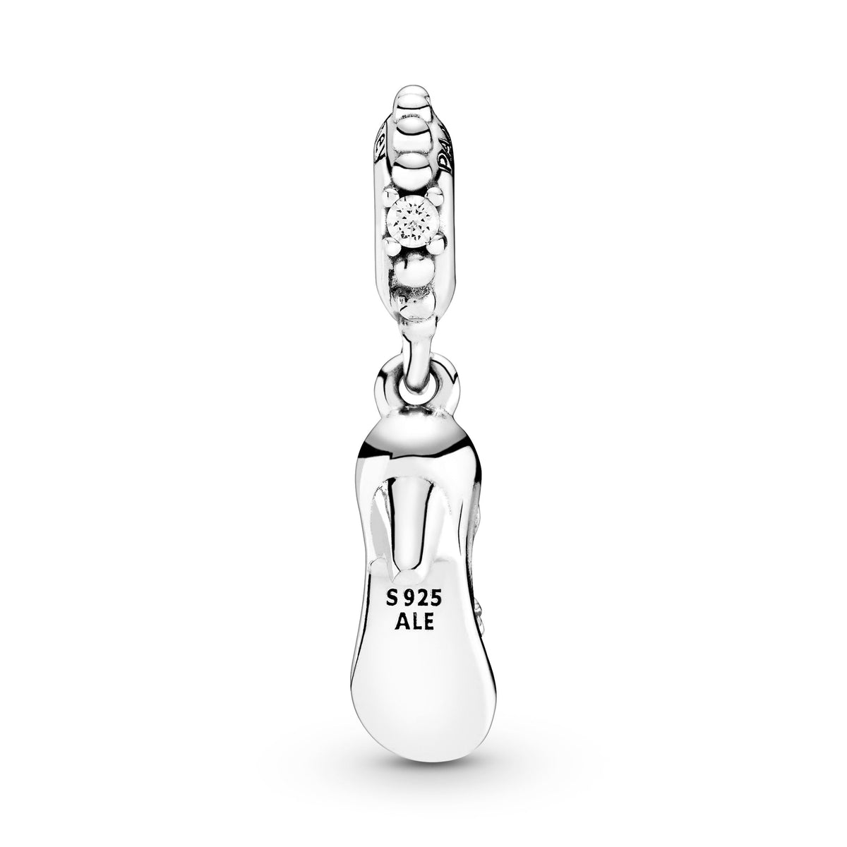 Dangle Charm – Sterling Silver – Disney Cinderella Glass Slipper & Mice