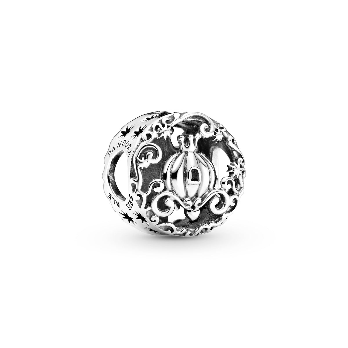Charm – Sterling Silver – Disney Cinderella Midnight Pumpkin