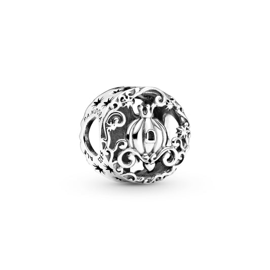 Charm – Sterling Silver – Disney Cinderella Midnight Pumpkin