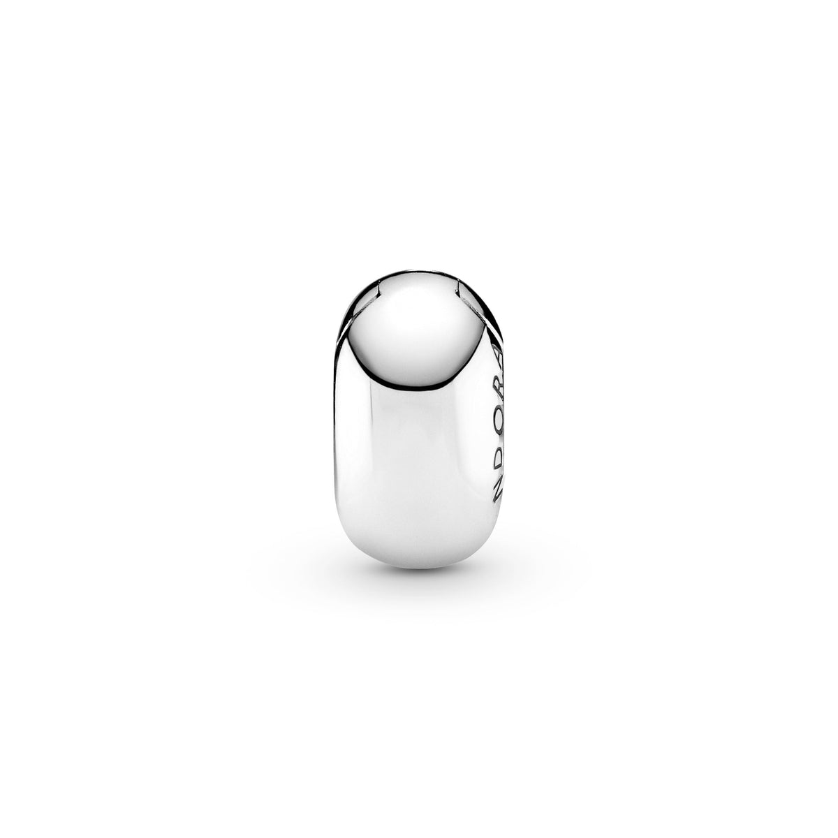 Clip Charm – Sterling Silver – Red Heart Solitaire
