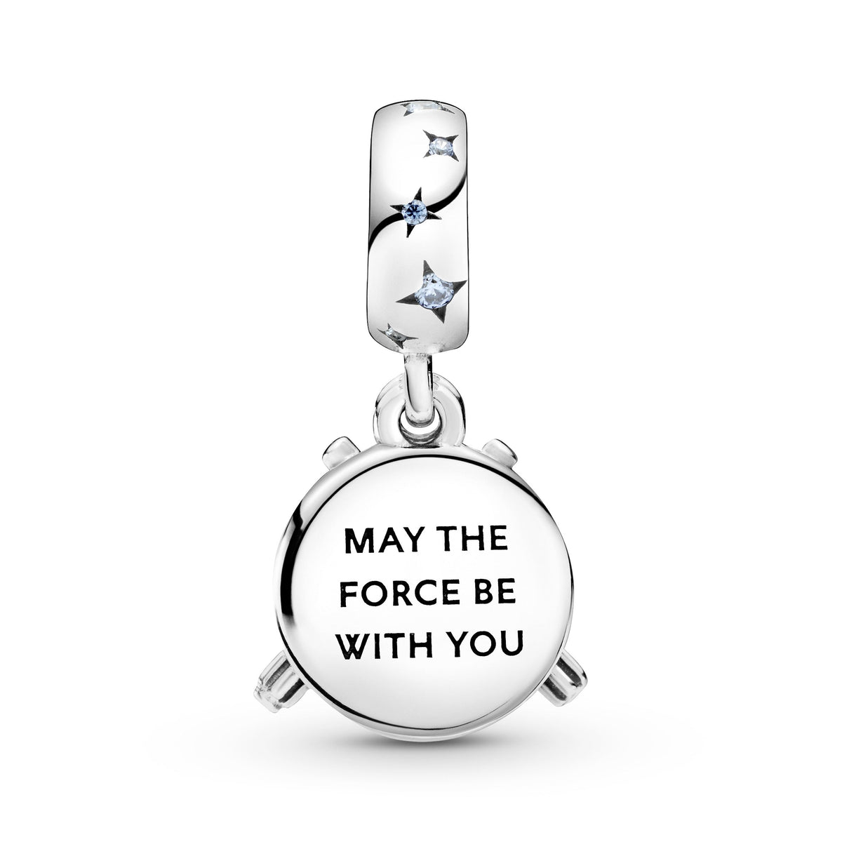 Dangle Charm – Sterling Silver – Star Wars Lightsaber Double