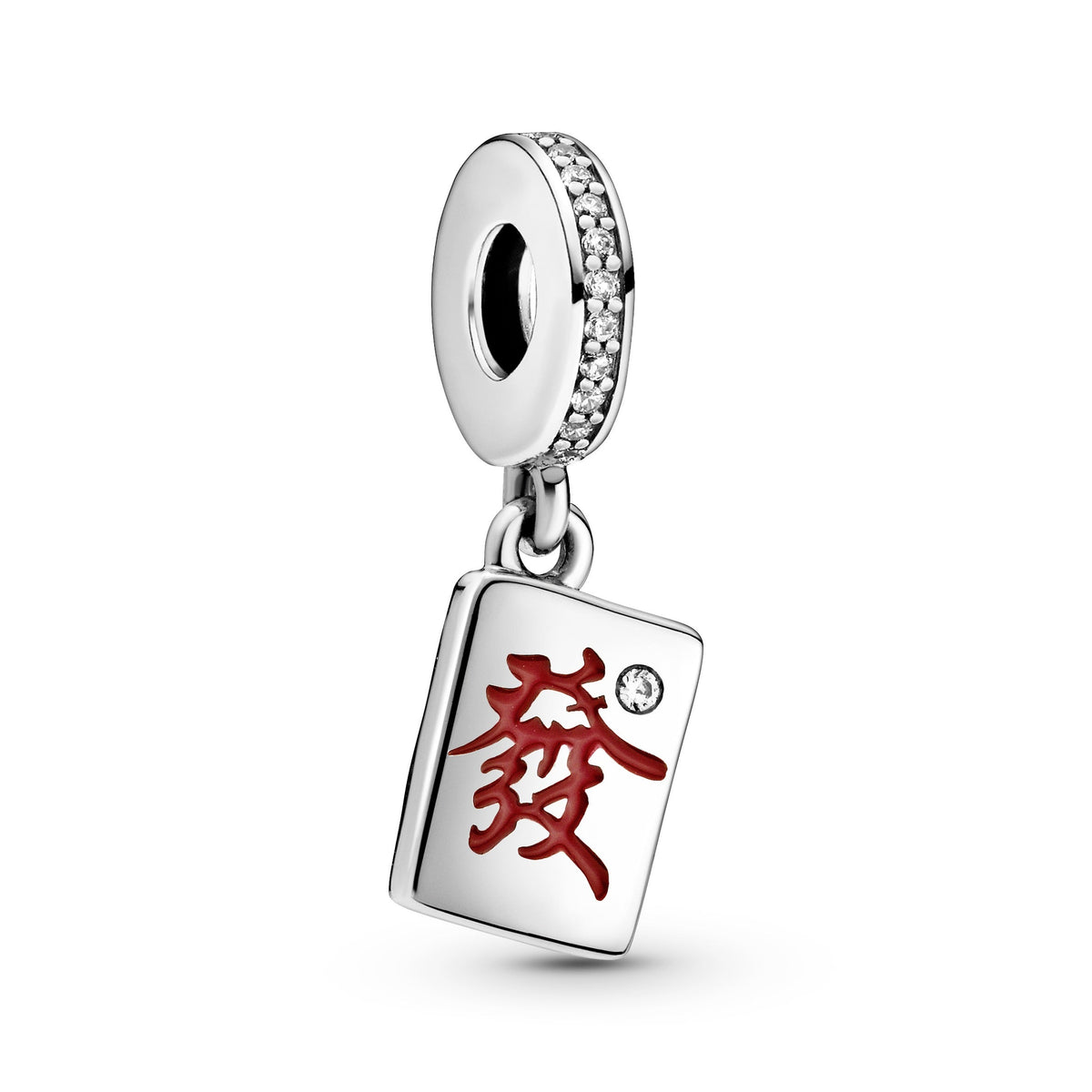 Dangle Charm – Sterling Silver – Mahjong
