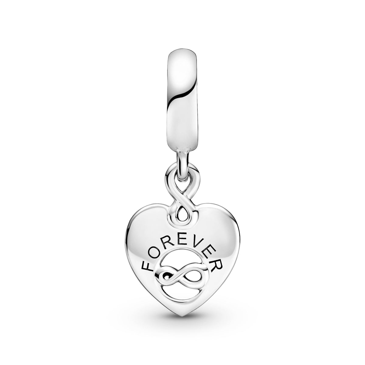 Dangle Charm – Sterling Silver – Friends Forever Heart