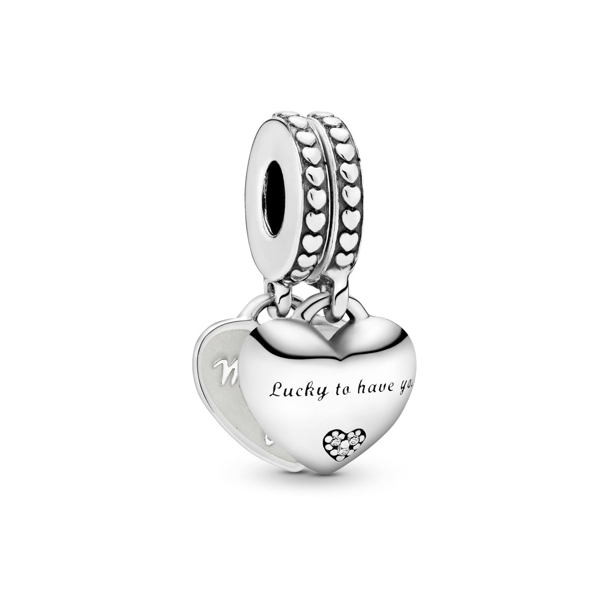 Dangle Charm – Sterling Silver – Daughter- & Mother in Law Split
