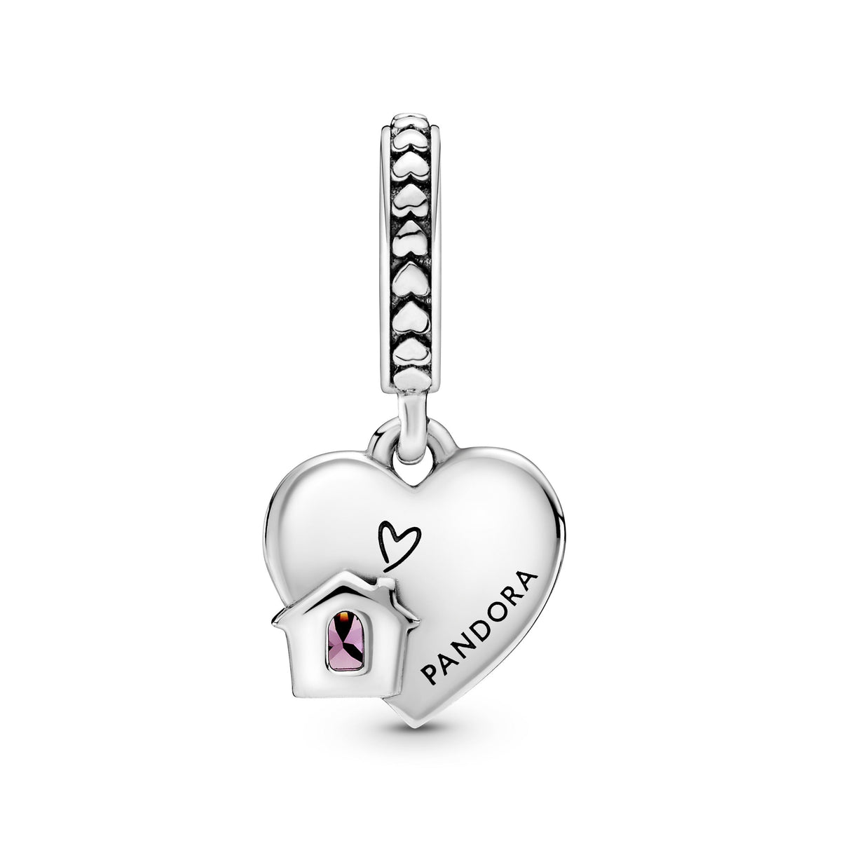 Dangle Charm – Sterling Silver – Love My Home Heart