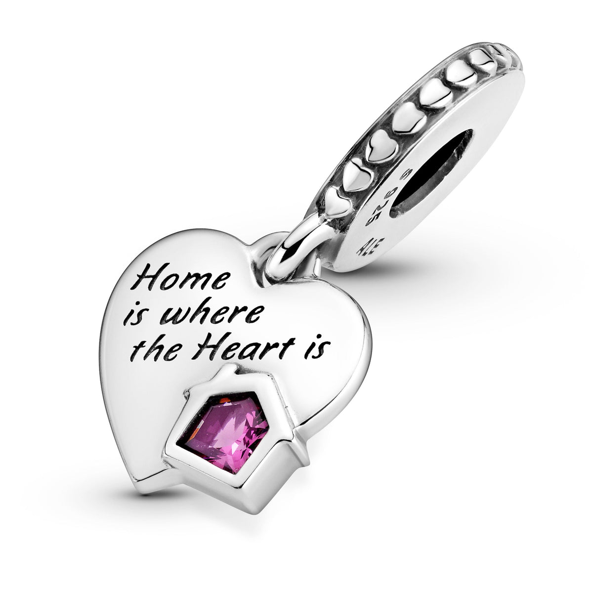 Dangle Charm – Sterling Silver – Love My Home Heart