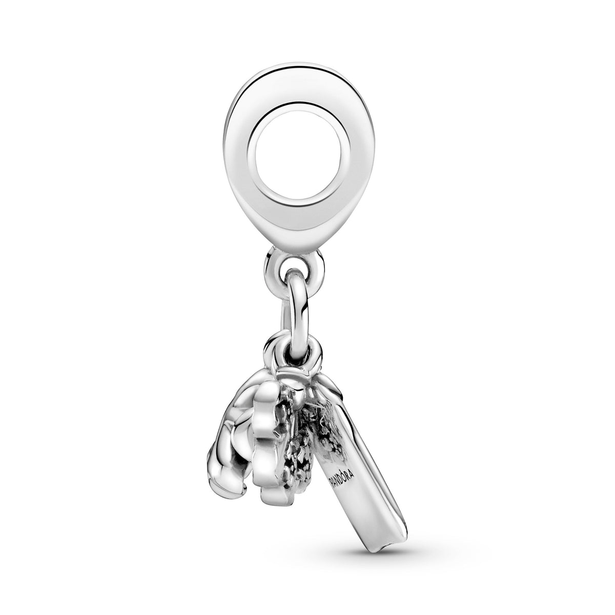 Dangle Charm – Sterling Silver – Japanese Sakura, Omamori & Fan