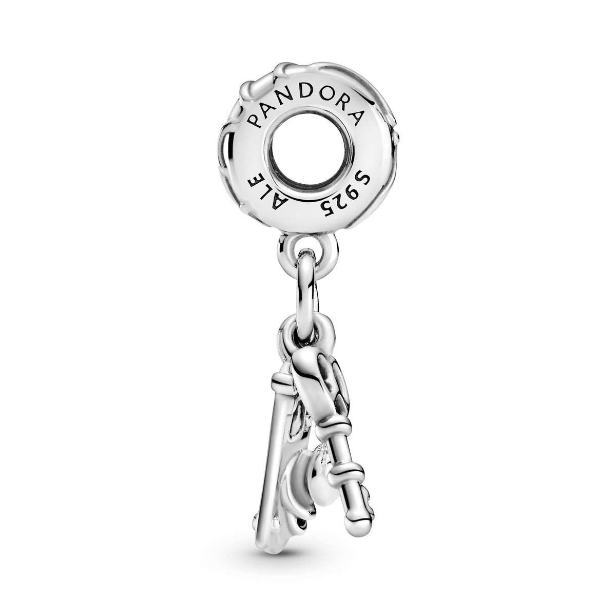 Dangle Charm – Sterling Silver – Disney Alice in Wonderland Key & Door Knob
