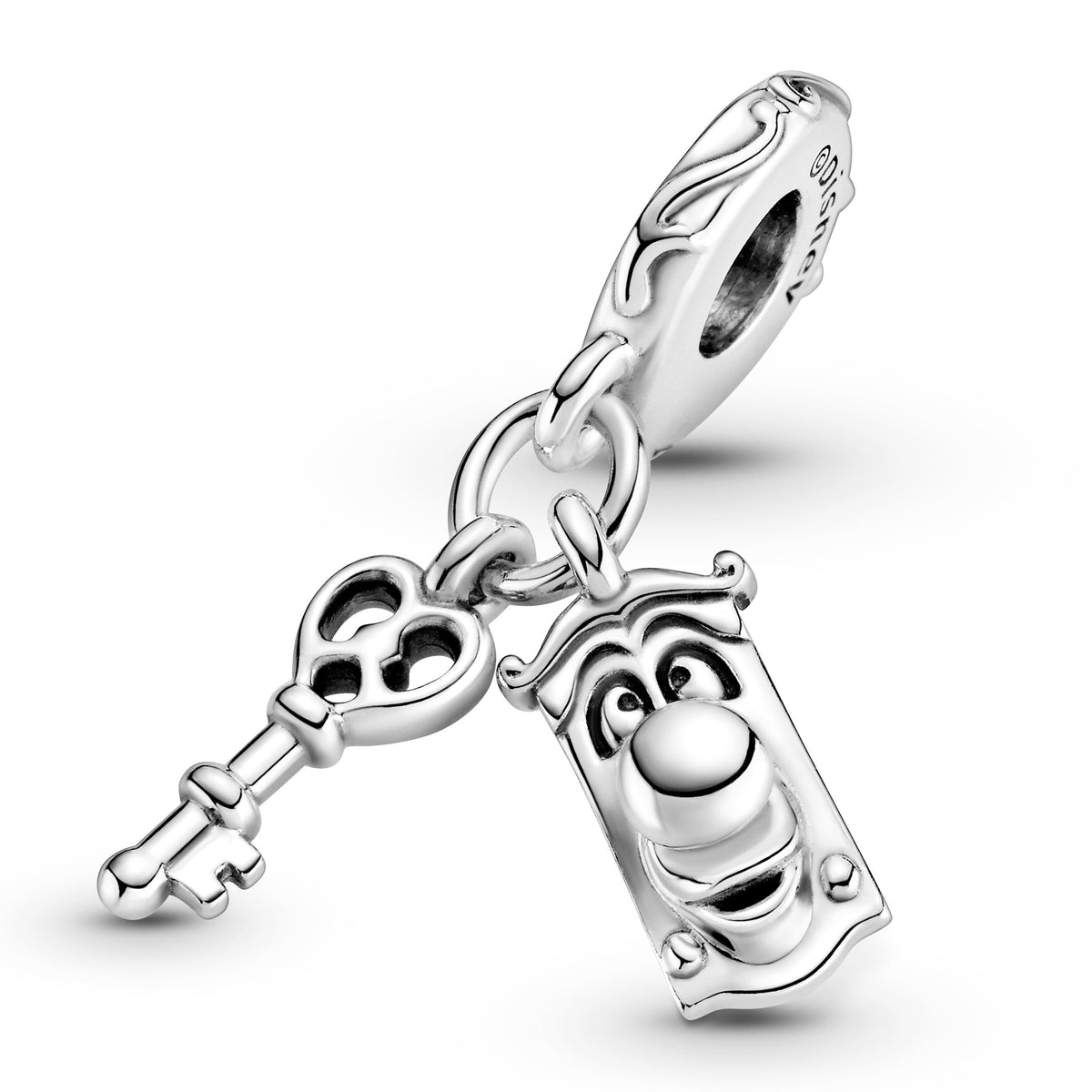 Dangle Charm – Sterling Silver – Disney Alice in Wonderland Key & Door Knob