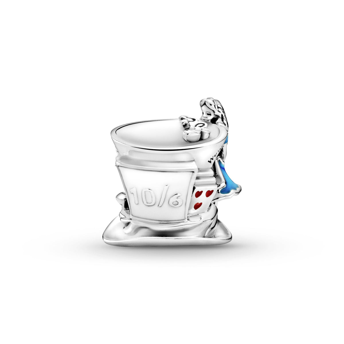 Charm – Sterling Silver – Disney Alice in Wonderland & The Mad Hatter's Tea Party