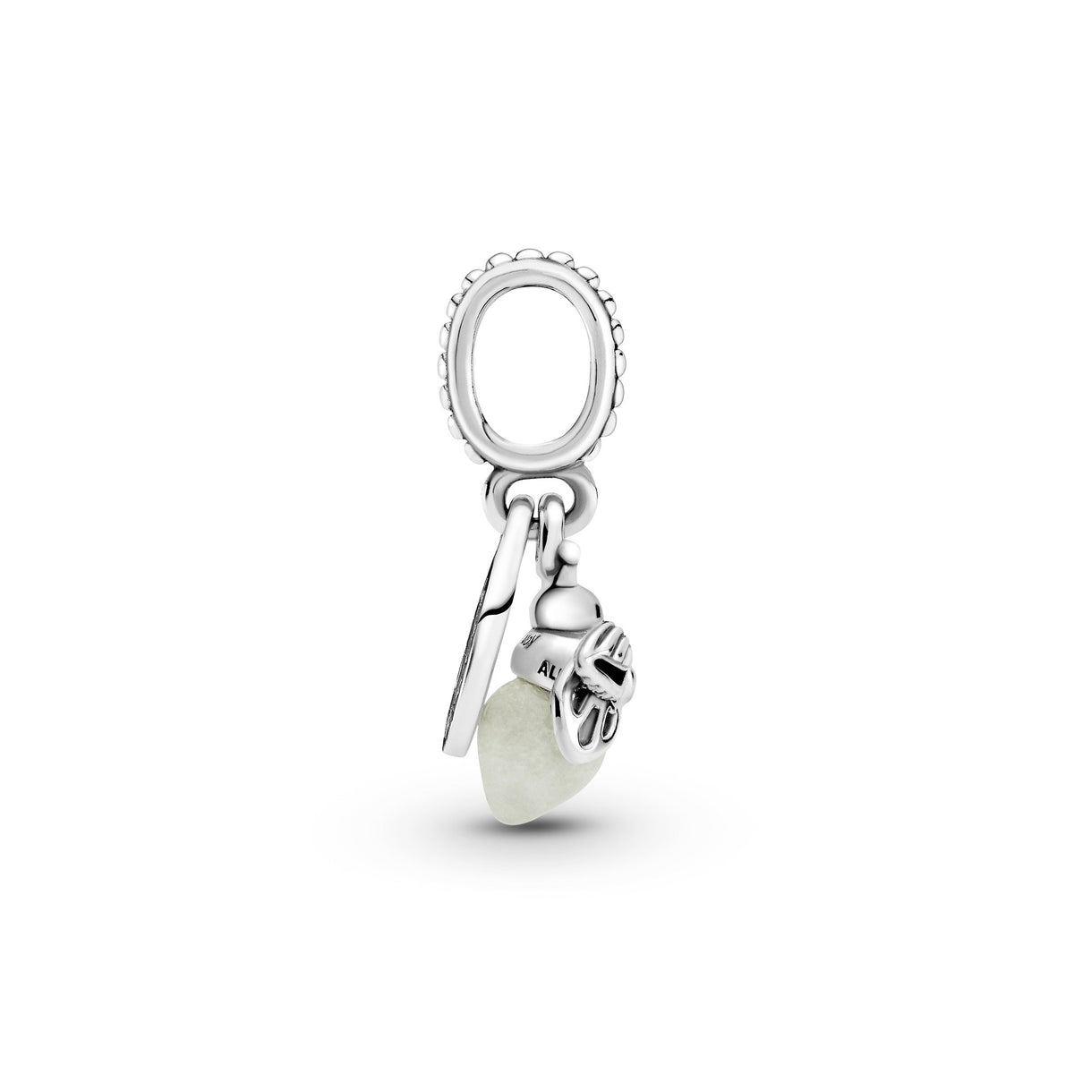 Dangle Charm – Sterling Silver – Glow-in-the-dark Firefly