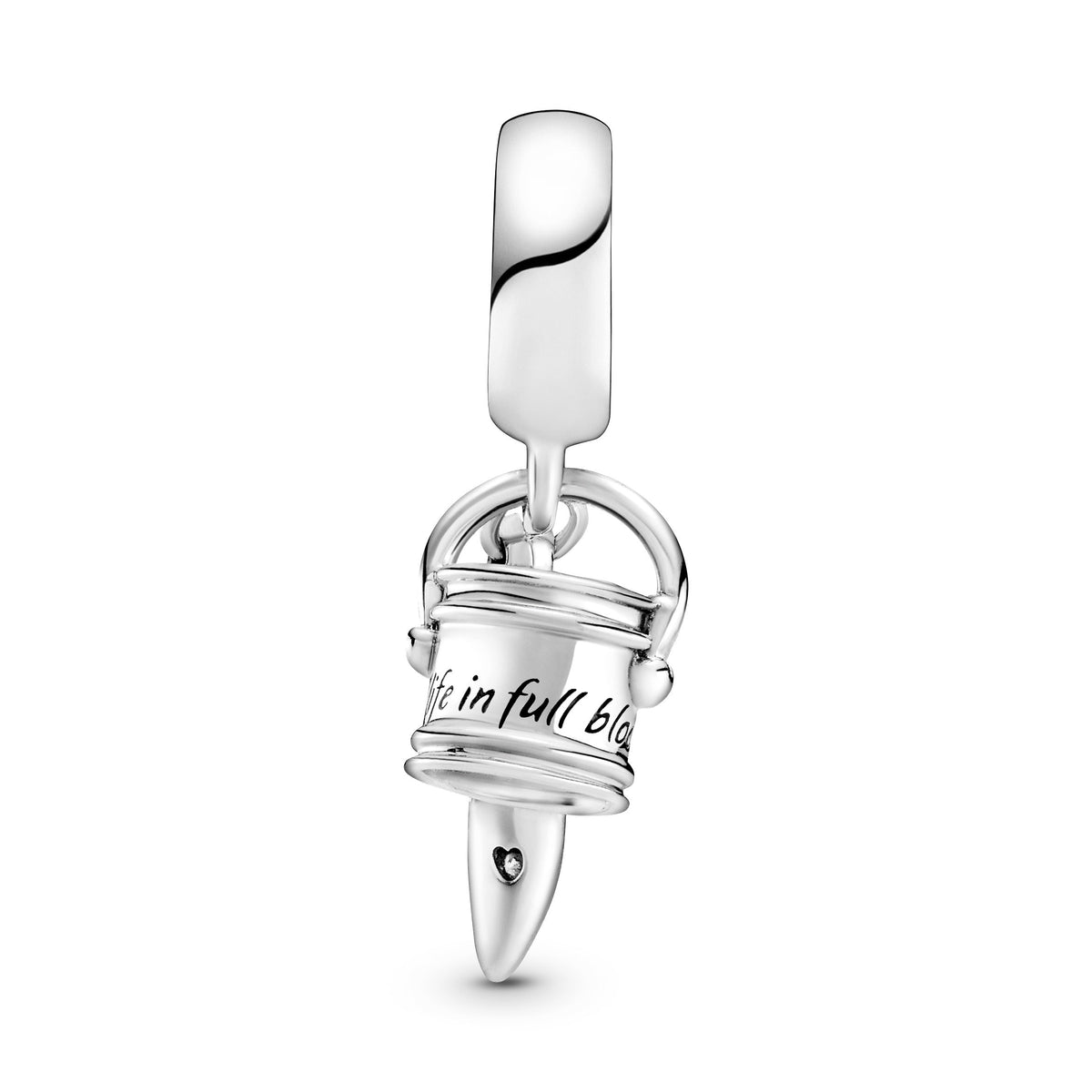 Dangle Charm – Sterling Silver – Watering Can & Trowel