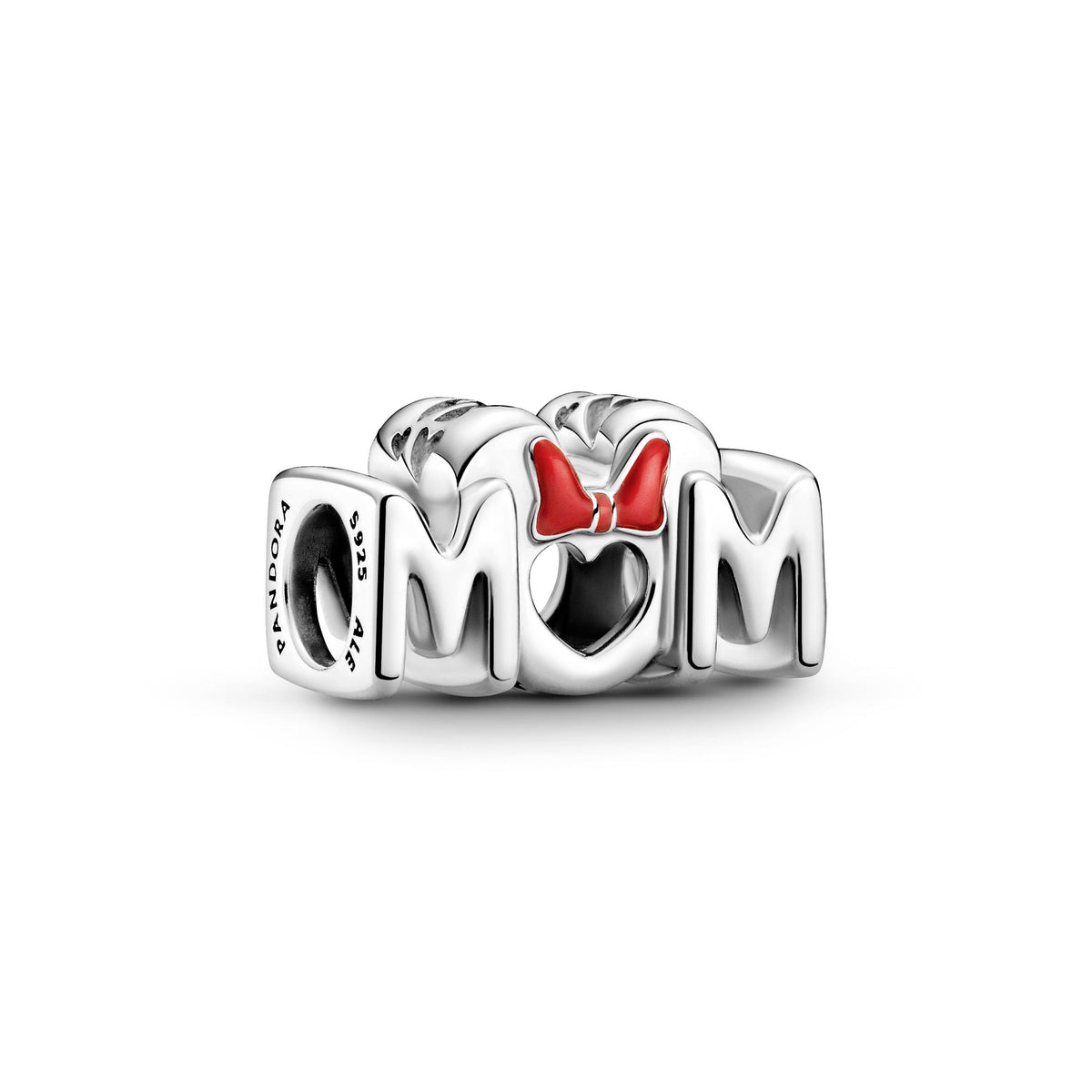 Charm – Sterling Silver – Disney Minnie Mouse Bow & Mum