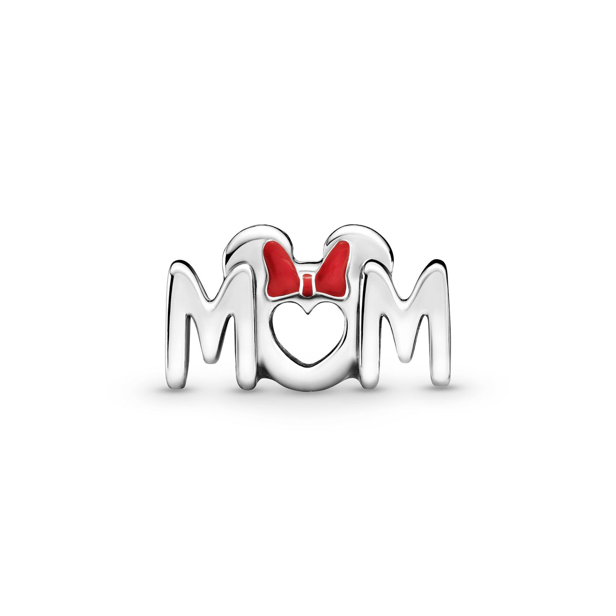 Charm – Sterling Silver – Disney Minnie Mouse Bow & Mum