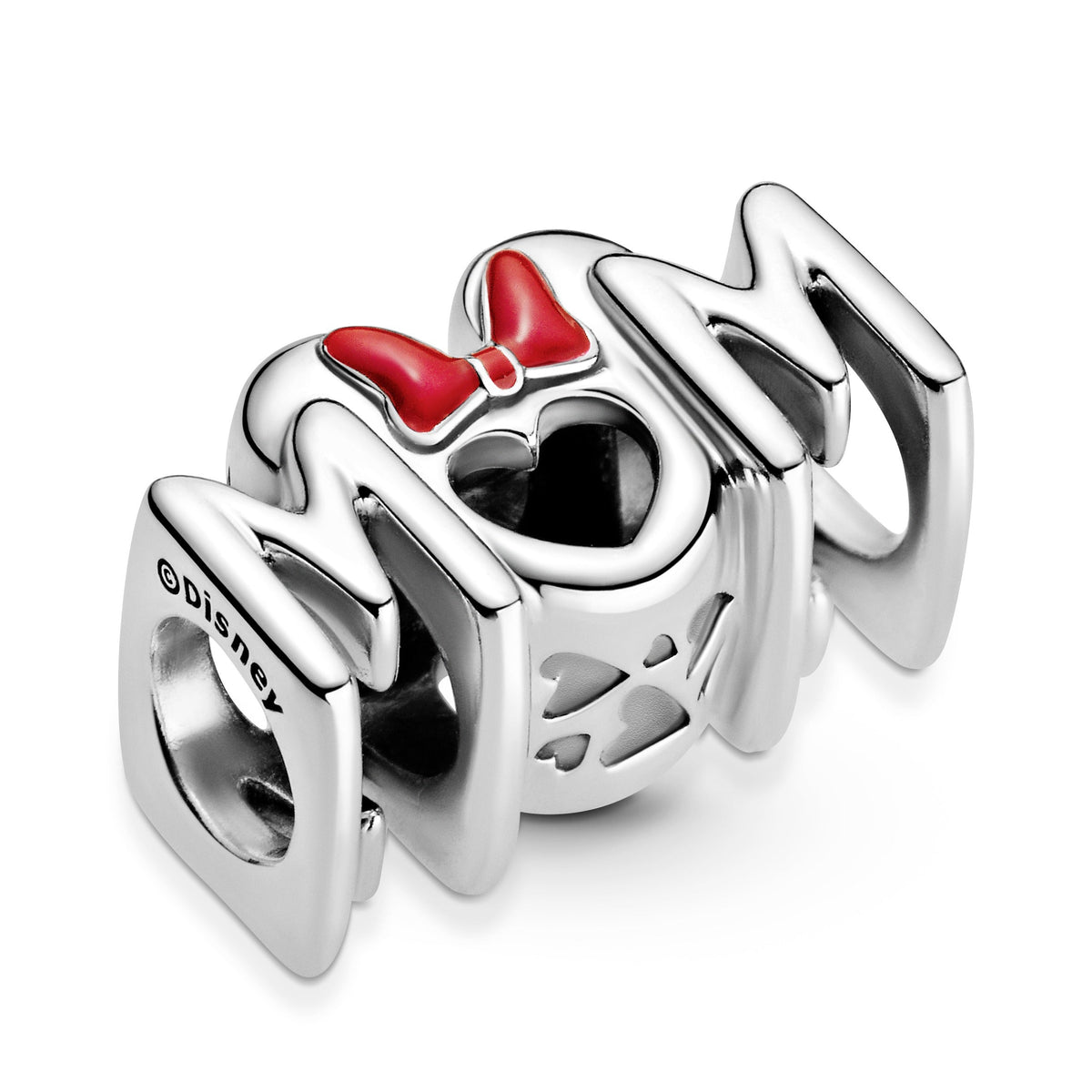Charm – Sterling Silver – Disney Minnie Mouse Bow & Mum