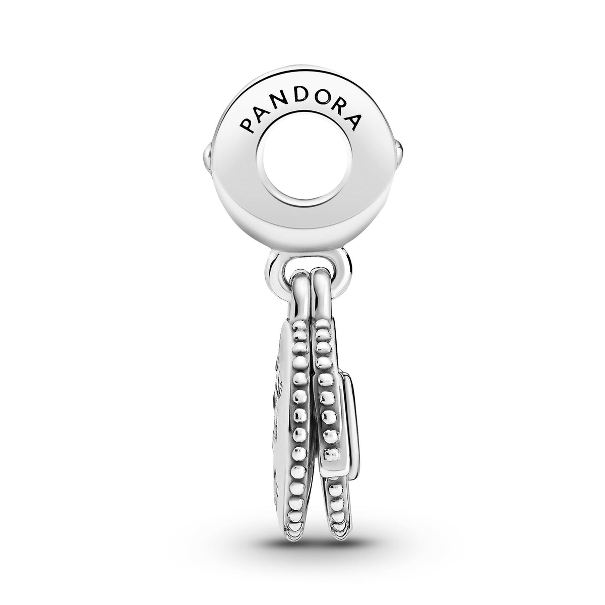 Dangle Charm – Sterling Silver – Glitter Globe Mum