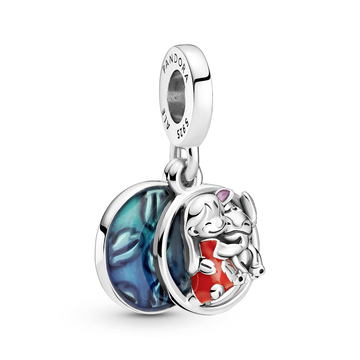 Dangle Charm – Sterling Silver – Disney Lilo & Stitch Family